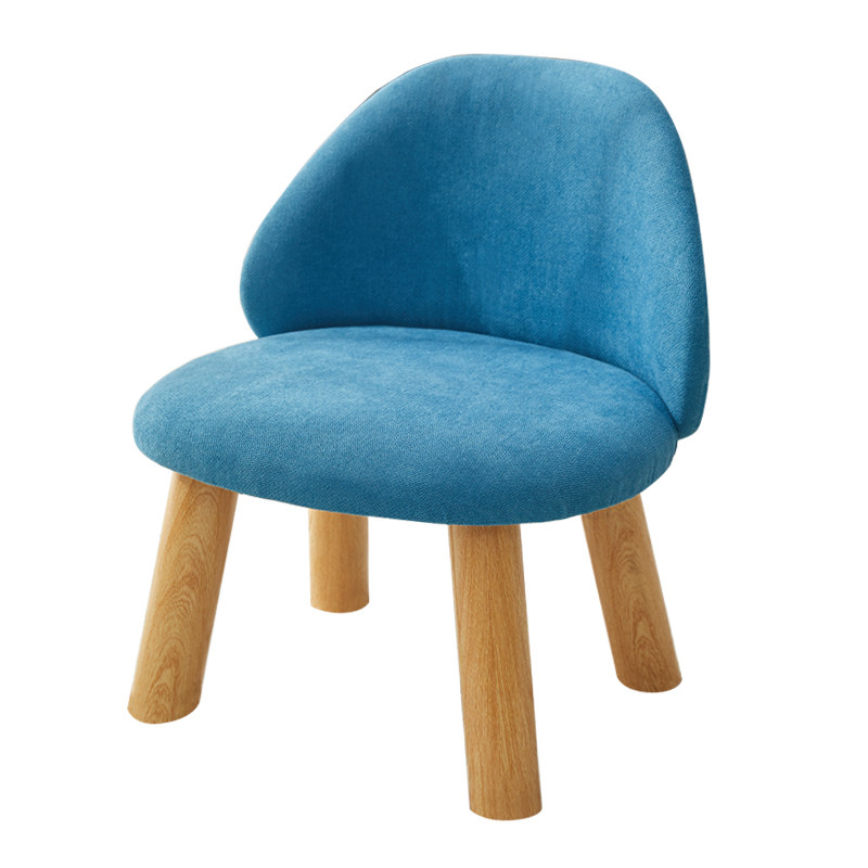 儿童布艺全实木靠背小家用经济型创意客厅小矮凳板凳椅子,住宅家具,儿童凳,淘宝优惠券,粉丝福利购,淘宝优惠卷