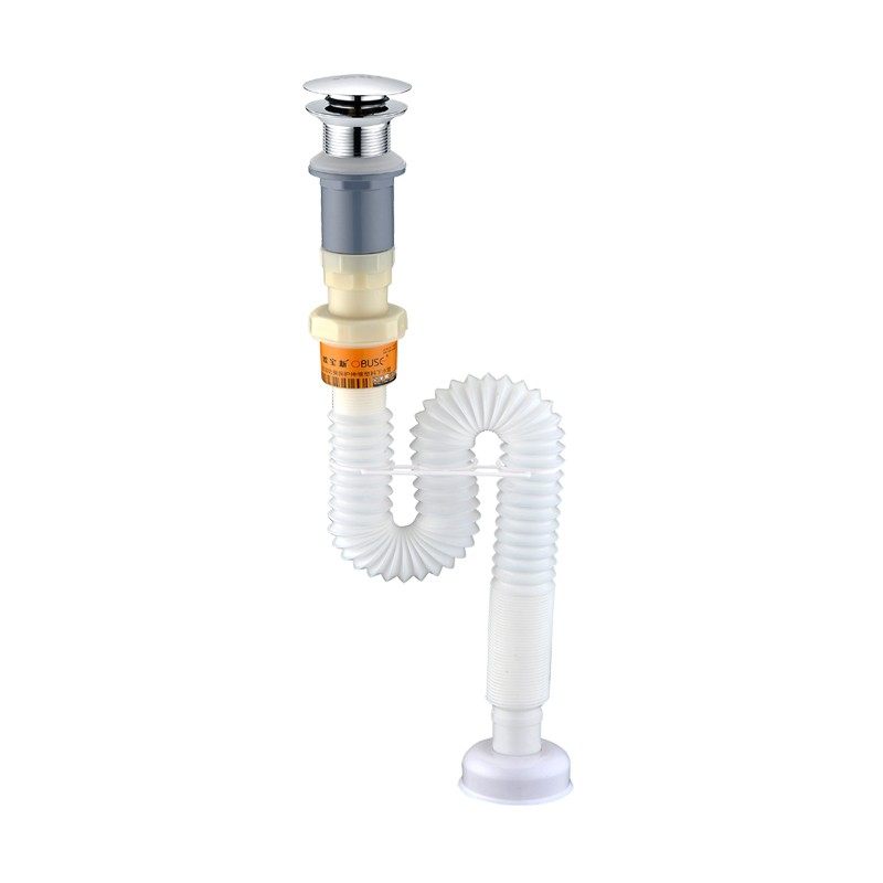 欧宝斯 洗手盆下水器防臭排水管去水头伸缩脸盆配用件软管隔臭,家装主材,脸盆配用件,淘宝优惠券,粉丝福利购,淘宝优惠卷