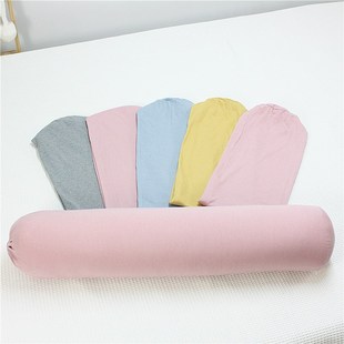 枕套换洗枕头套圆柱 A类针织全棉糖果抱枕套透气长条枕套舒适四季