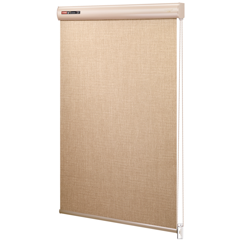 卡慕昂现代亚麻半遮光卷拉式窗帘书房办公室浴室卫生间卷帘