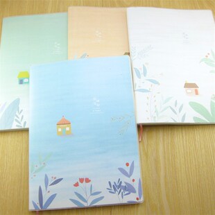 海义大号分档胶本办公学生文艺记事本子厚笔记本文具