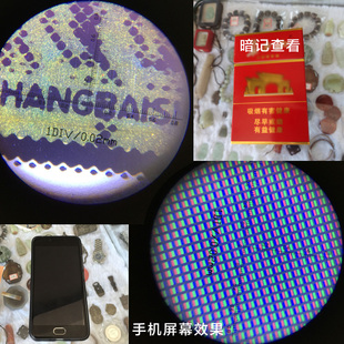 便携倍放大镜带灯刻度手显微镜鉴定珠宝印刷纺织