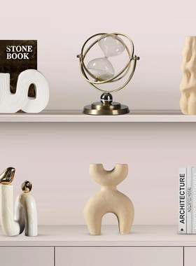 装饰品摆件高级感小众酒柜客厅电视柜样板房软装工艺品轻奢风摆件