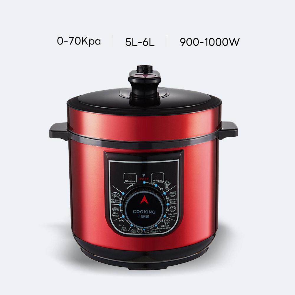ricecooker电压力锅机械旋钮款式定时器家用5L6L压锅工厂多功能