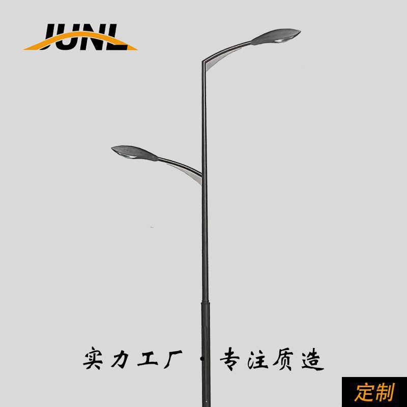 厂家定制LED市电单双臂路灯市政工程6米8米10米新农村路灯LED路灯