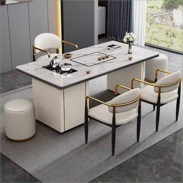 岩板茶桌一体一整套轻奢现简约家用公多功能茶台椅泡茶阳台,商业/办公家具,茶台/茶桌,淘宝优惠券,粉丝福利购,淘宝优惠卷