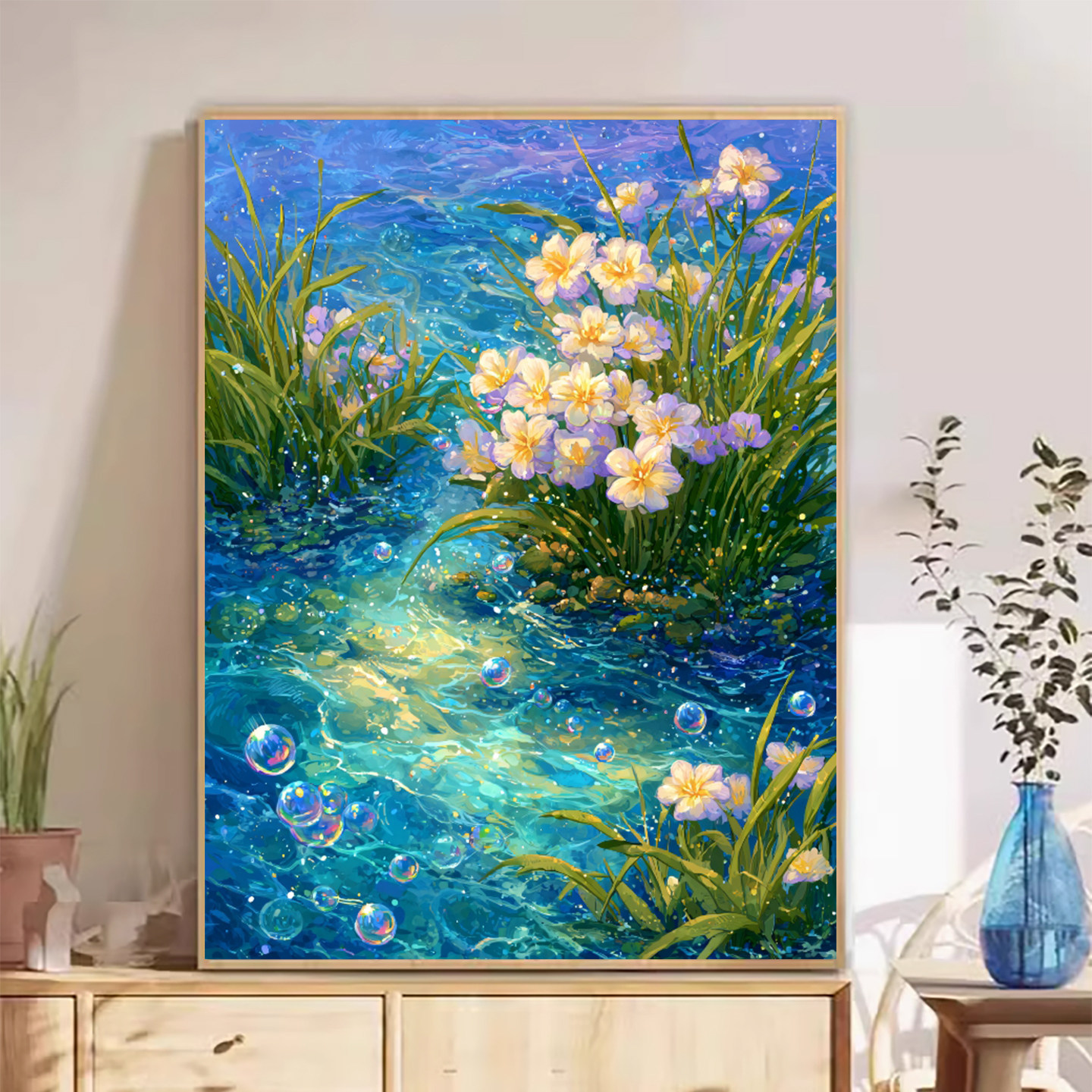 【花田错】新款钻石画风景水仙花满钻点图客厅卧室水果装饰画方钻,居家布艺,钻石绣,淘宝优惠券,粉丝福利购,淘宝优惠卷