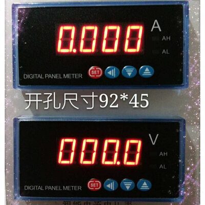 SX48/DP3压力表米数表变频器转速表 频率表输入0-10v4-20ma