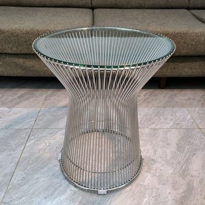 Platner Coffee Table沙漏轮廓边几普拉特纳客厅圆形茶几咖啡桌