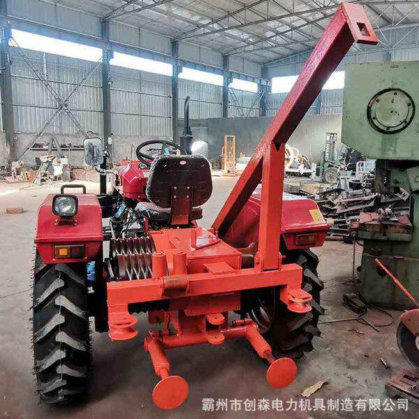 生产自动收电牵引线四轮绞磨力机电力邮电线路工机动绞施磨
