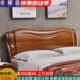 乌金木全实木1.8米双人现代简约床2x2.2加宽大床1.5原木储物婚床