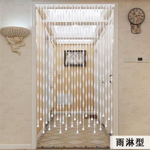 隔断装饰成品水晶珠帘客厅玄关卧室帘门帘卫生间新款吊帘子免打孔