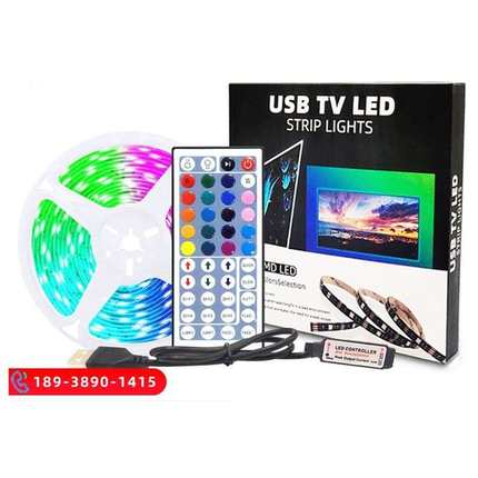 led 5050灯带套装44键usb接口滴胶防水流光溢彩 电视背景灯软灯条