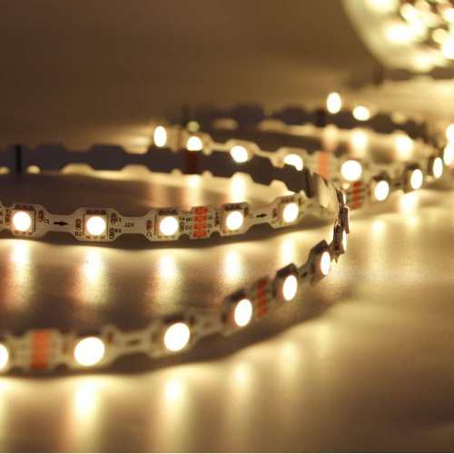 LED内置SK6813 S型5050RGB幻彩灯带12V单点单控断点续传跑马流水