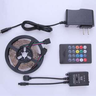 套装 rgb 智能声控灯条 地摊彩灯 彩色灯带 led灯带套装 夜市 2835