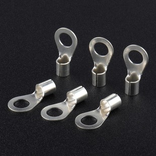 紫铜OT冷压接线端子平方O型裸铜鼻子圆形线耳接头