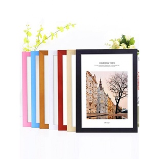 框条材料壁画画框木条自己组装实木客厅书画加厚木框油画扇面