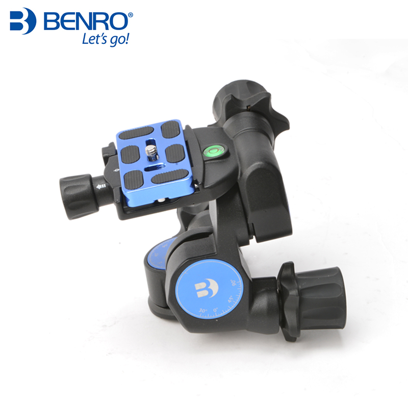 BENRO百诺GD3WH三维齿轮云台镁合金单反摄影三脚架全景拍摄云台