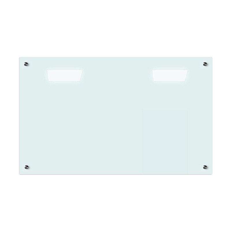 磁性钢化玻璃白板写字板办公室会议挂式可擦写磁吸教学培训留言板