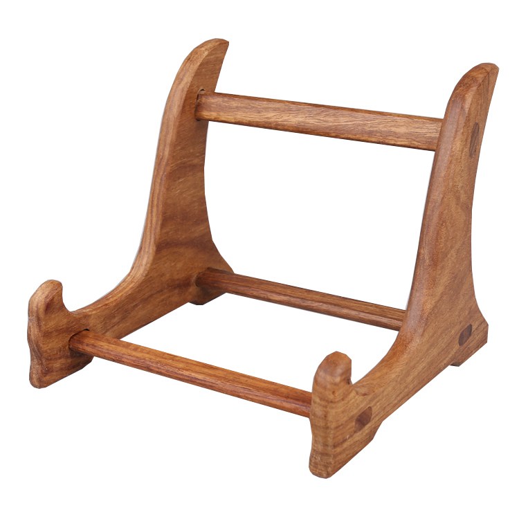 端砚台木架支撑架子摆设摆放展示架天然实木材一体式可分开可拆卸