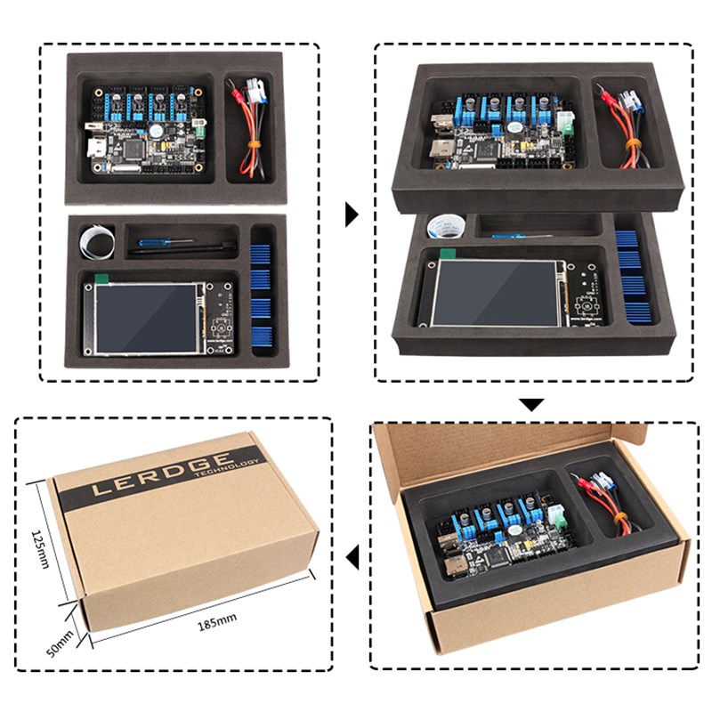 乐积D打印机板控制板 RM2位DIY散件工业级高精度控板