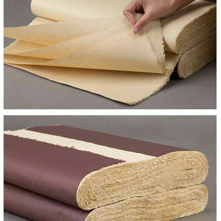 毛边纸手工整张白色六尺六八尺屏百张书法全国好评如潮超低价