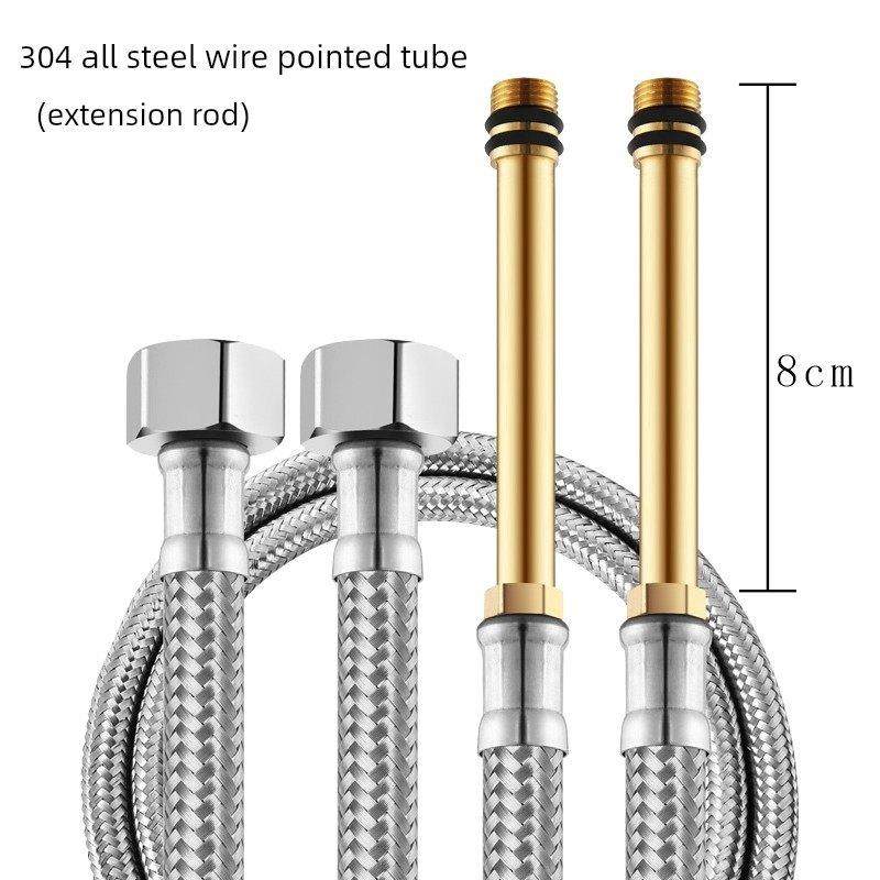 304钢丝尖管60cm软管冷热水龙头高压管软管编织管防爆进水管包邮,家装主材,进水软管,淘宝优惠券,粉丝福利购,淘宝优惠卷