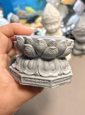 观音如来佛像莲花底座观音菩萨展示莲花桌席工艺品景观摆件