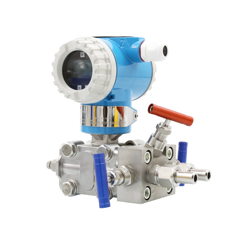 差压变送器单晶硅压力变送器微电容式智能防爆单法兰数显传感器