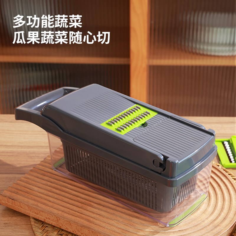 陶煲王多功能切菜器护手家用厨房擦丝器削土豆丝切丝切丁切片机