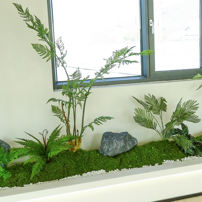 仿真马醉木绿植造景假植物装饰室内大型落地景观仿真树橱窗装饰树