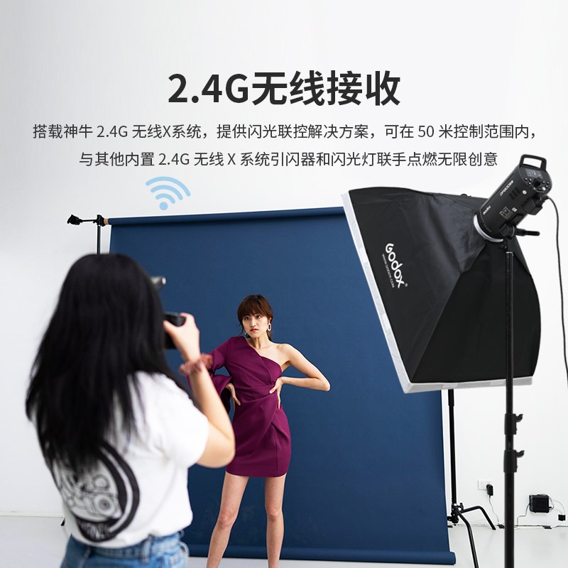 神牛闪光灯DP600III-V四代摄影灯400/800/1000W室内影室灯家居婚