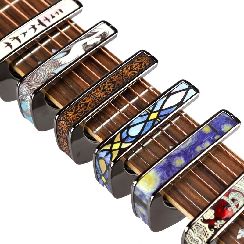 琦材美产Thalia全能变调夹民谣电木古典吉他尤克里里彩贝类镶嵌款