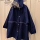 日系新纯色亲子款 儿童雨衣防水全身男女小童小学生雨披