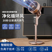 荣事达电风扇2025新款 空气循环扇智能语音轻音落地扇台立式 电扇