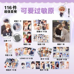 可爱过敏原周边画册乐知时宋煜同款吧唧钥匙扣立牌明信片海报照片