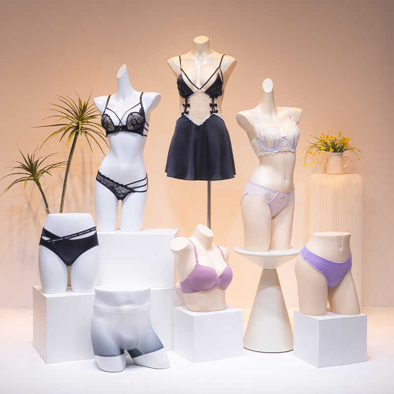 内衣模特道具服装店情趣半身聚拢文胸内裤男女全身臀模橱窗展示架