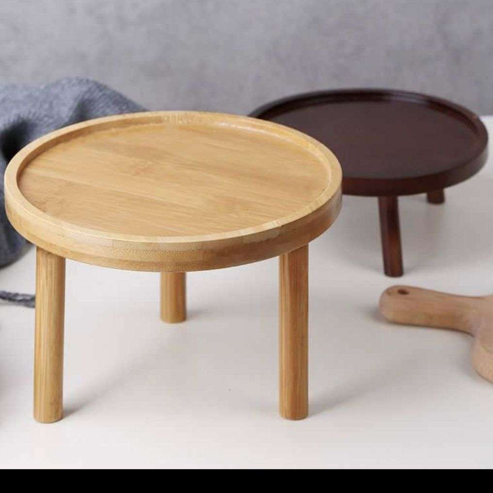 花架陶瓷花盆底座花架子架鱼缸酒缸架奇石创意摆件猫狗盆碗架迷你