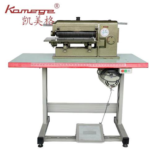 厂家直销高速圆刀上下对切14寸皮革分条机切条机裁条机开料机