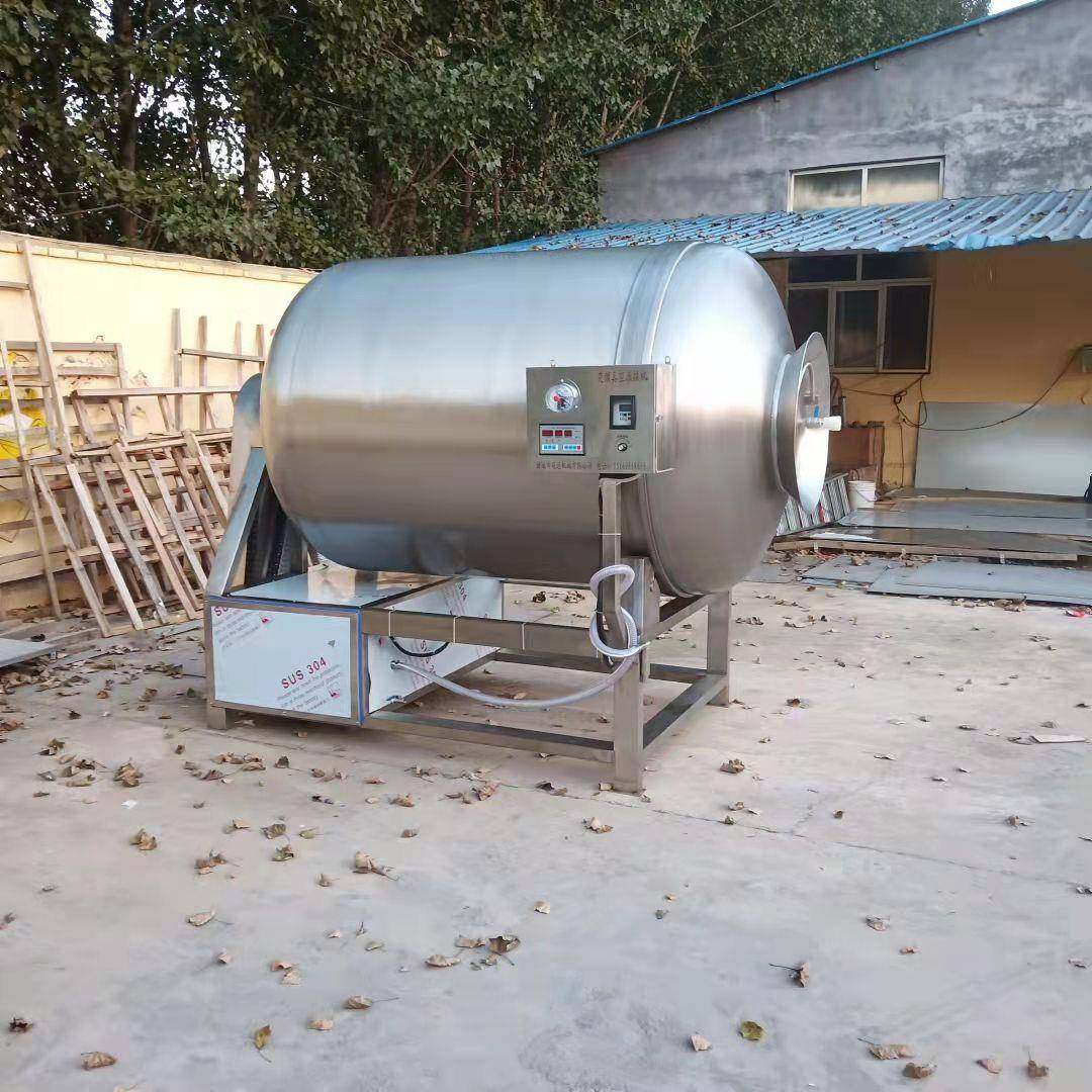600升鸭头真空滚揉腌制机羊肉腌制入味滚揉机酱牛肉腌制滚揉机