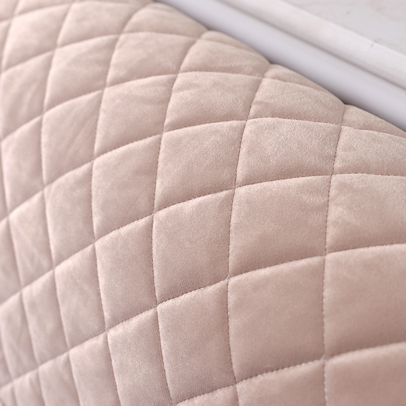 床头罩1.5米1.8米全包毛绒布艺皮床头软包防尘罩加棉加厚可拆洗套