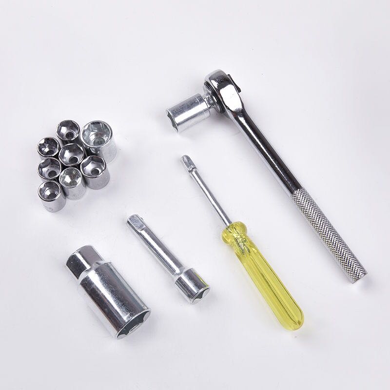 40件套筒扳手汽车维修工具组合套装家用五金工具箱汽修套筒头棘轮