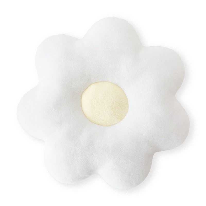 花朵抱枕可爱兔绒沙发办公室午睡靠枕卧室床头装饰枕头飘窗靠垫