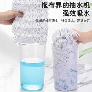 拖把家用平板懒人一拖地净拖地神器拖布尘推吸水耐用 大号2024新款