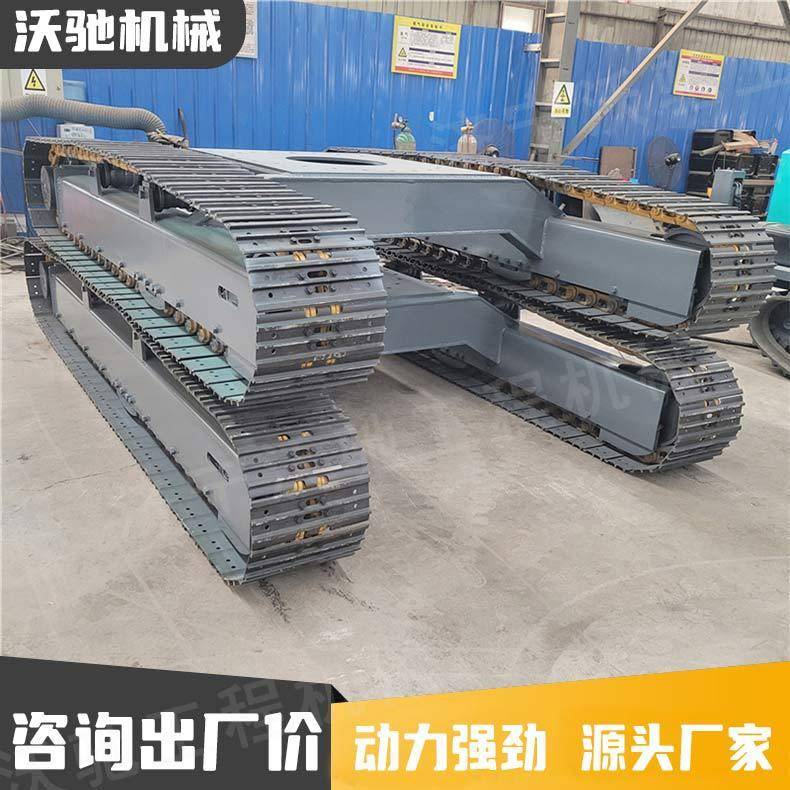简单易操作钢制履带底盘厂家橡胶履带底盘电动柴动液压履带底盘