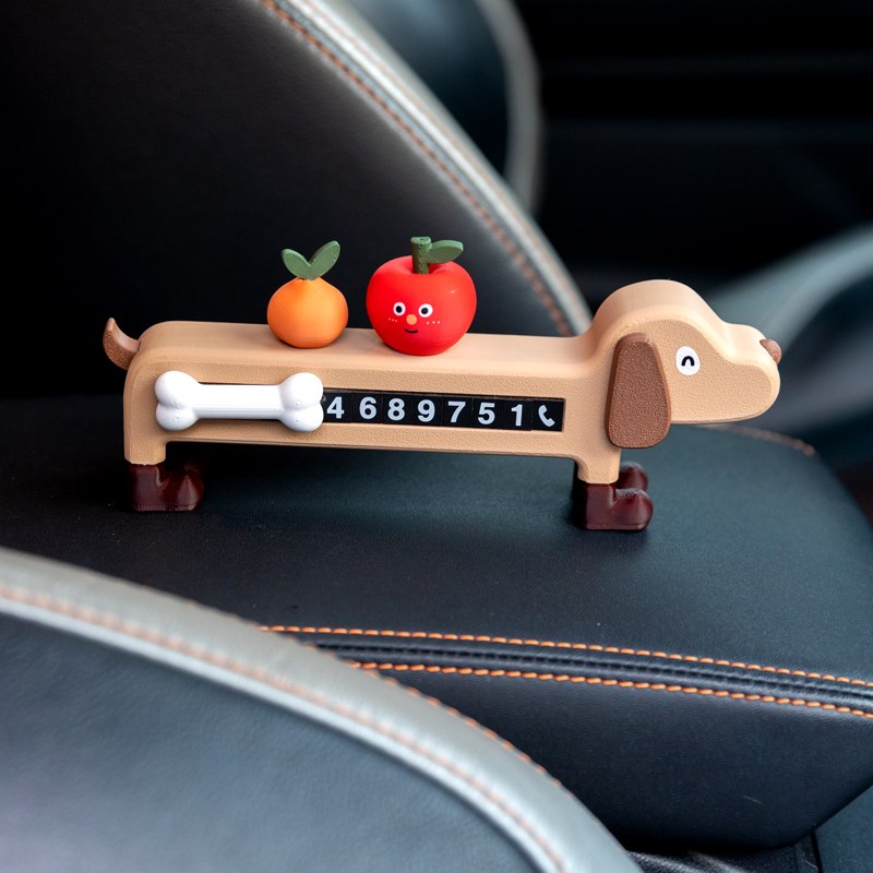 阿楹 个性2025新款挪车电话牌显示高级临时停车手机留号器摆件女