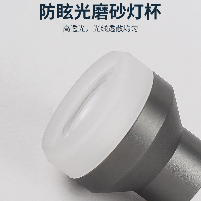 餐饮专用射灯泡透光款聚光侧发光E27螺口LED射灯全光谱火窩店餐厅