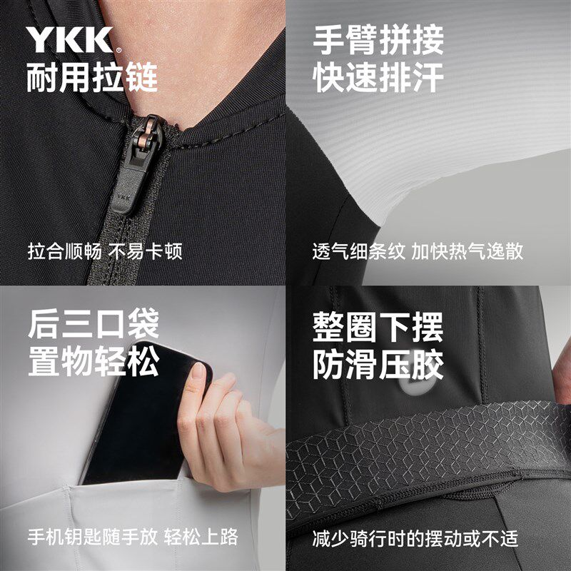 洛克兄弟骑行服短袖上衣女款公路车短裤春夏季自行车透气运动套装