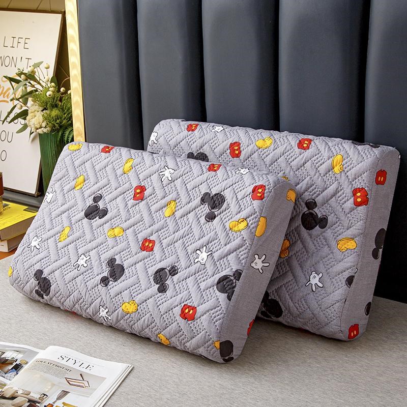 防水防螨乳胶枕套家用防头油口水枕头套专用记忆枕芯内胆保护套罩