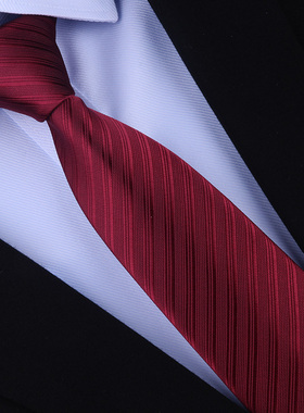 领带男正装拉链式结婚新郎男士商务免打蓝色手打懒人西装免打结潮